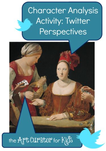 The Art Curator for Kids - Character Analysis Art Activity - Twitter Perspectives