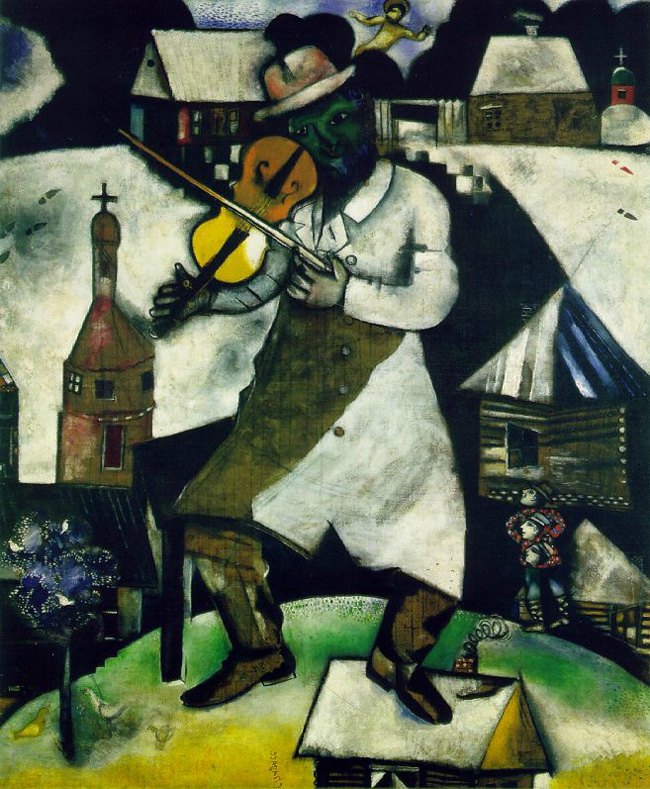 Marc Chagall, The Violinist, 1912-1913, Oil on canvas, Stedelijk Museum, Amsterdam