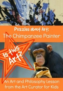 The Art Curator for Kids - Aesthetics Puzzles about Art - The Chimpanzee Painter-300