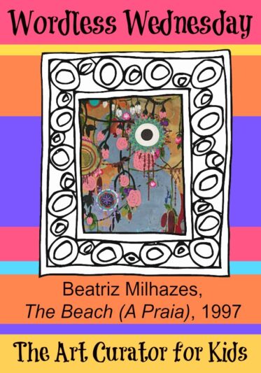 The Art Curator for Kids - Wordless Wednesday - Beatriz Milhazes, The Beach (A Praia), 1997