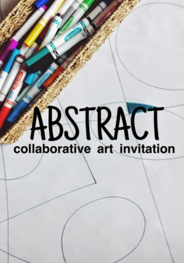 The Art Curator for Kids - Abstract Collaborative Art Invitation - Abstract Art for Kids
