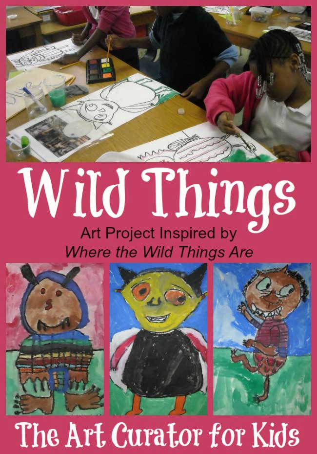 The Art Curator for Kids - Where the Wild Things Are Art Project Maurice Sendak