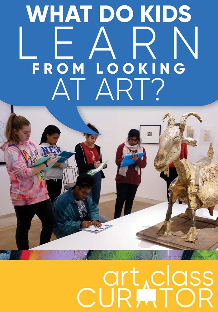 What do kids learn by looking at art 