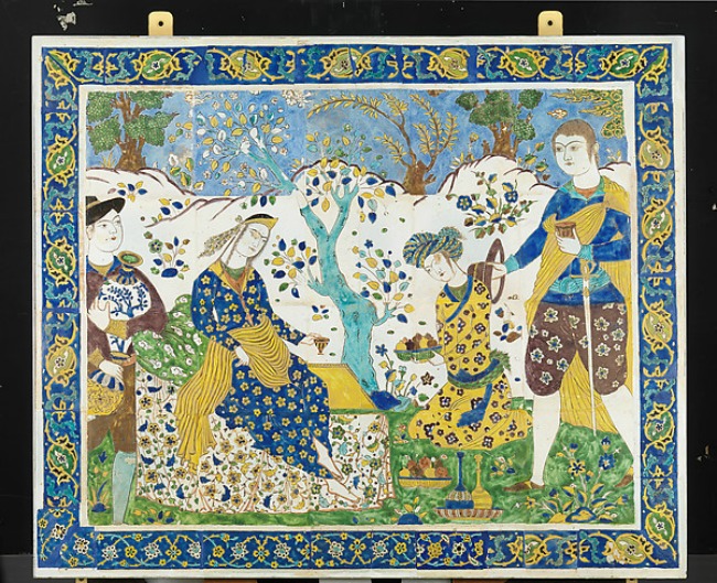 Iran, Tile panel, first quarter 17th century