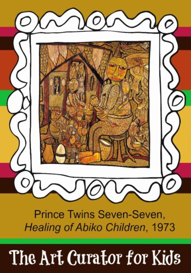 The Art Curator for Kids - Artwork of the Week - Twins Seven Seven, Healing of Abiko Children, 1973