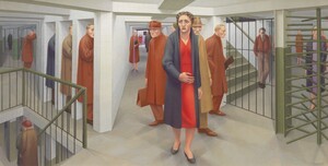 George Tooker, The Subway, 1950