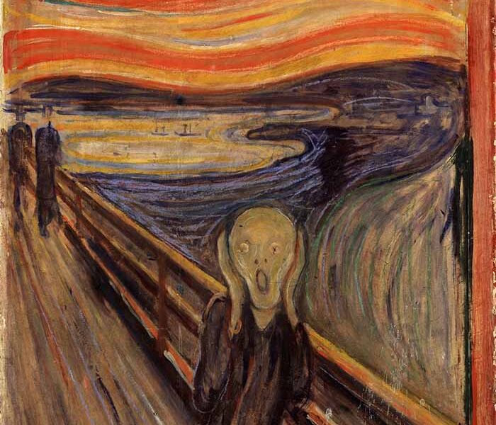 Edvard Munch, The Scream, 1893 example of complementary colors in art