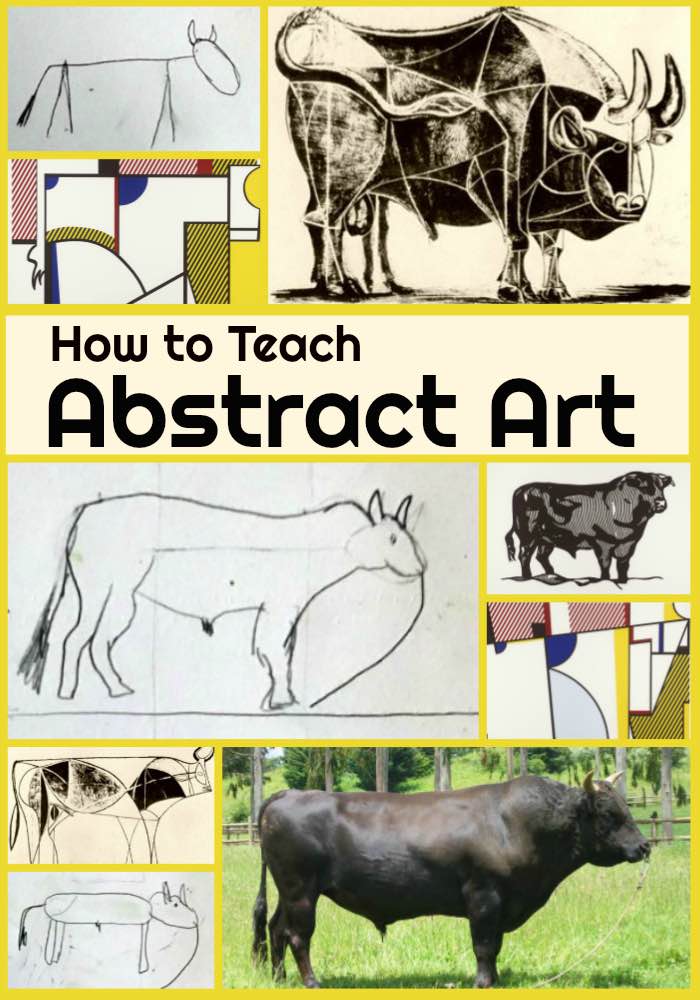 How to Teach Abstract Art Lesson - PIN