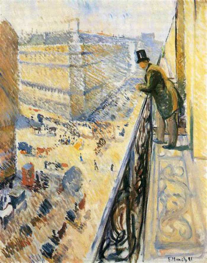 Edvard Munch Frieze of Life, Street Lafayette, 1891